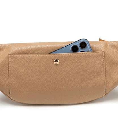 Luli Bebe Crossbody Sling Bag | Latte Brown