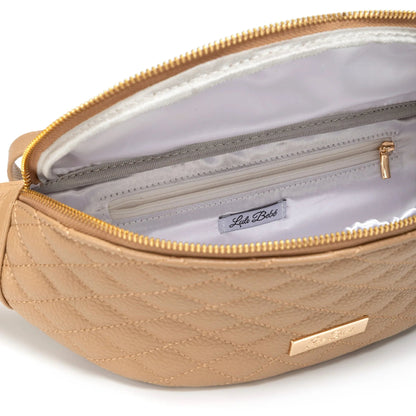 Luli Bebe Crossbody Sling Bag | Latte Brown