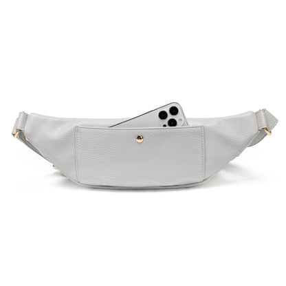 Luli Bebe Crossbody Sling Bag | Stone Grey