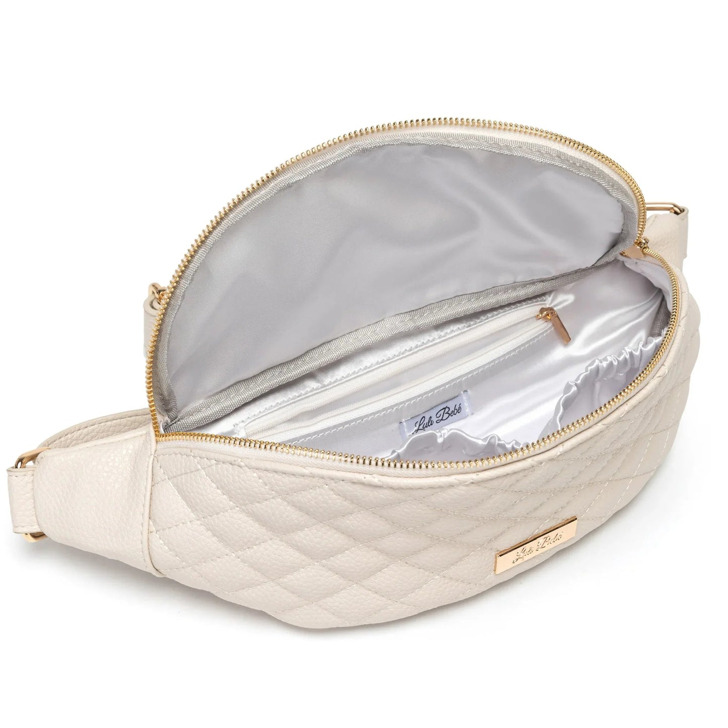 Luli Bebe Crossbody Sling Bag | Pearl White