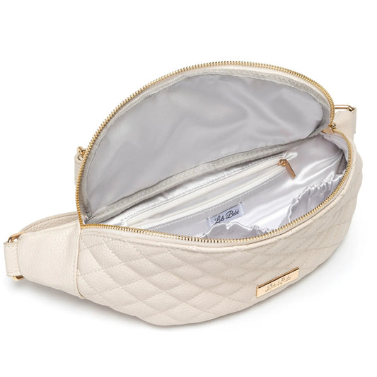 Luli Bebe Crossbody Sling Bag | Pearl White