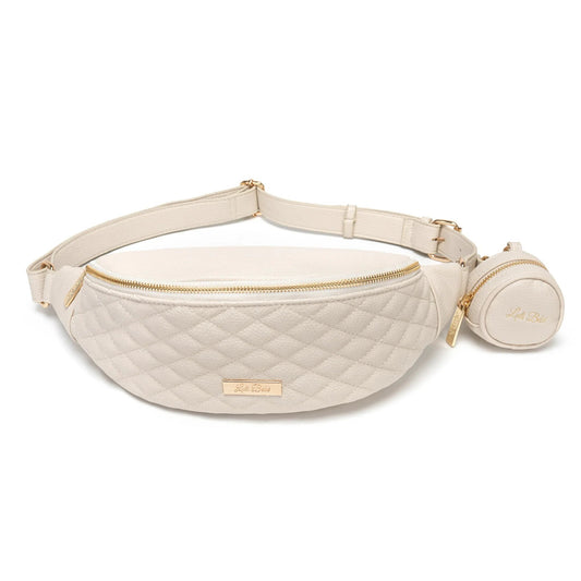 Luli Bebe Crossbody Sling Bag | Pearl White