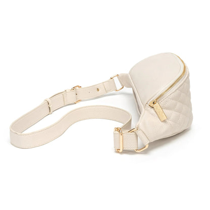 Luli Bebe Crossbody Sling Bag | Pearl White
