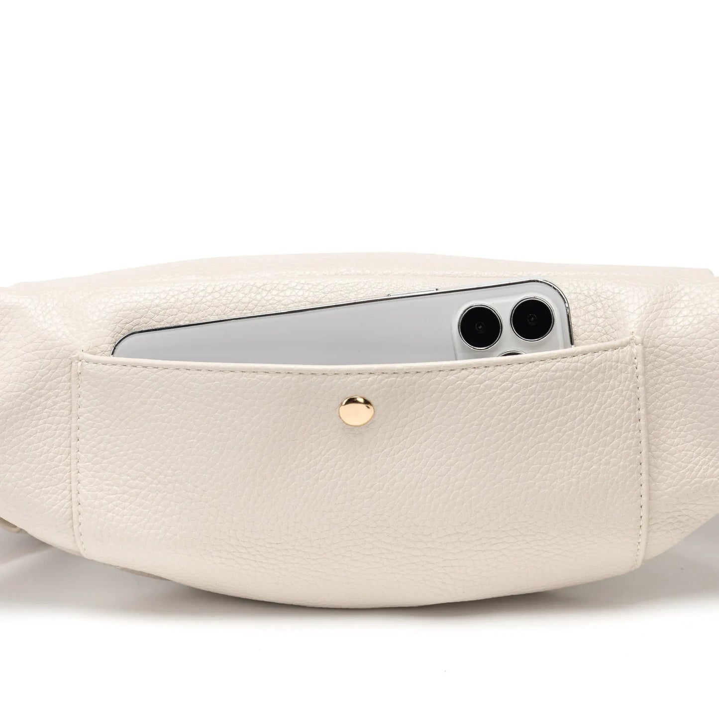 Luli Bebe Crossbody Sling Bag | Pearl White
