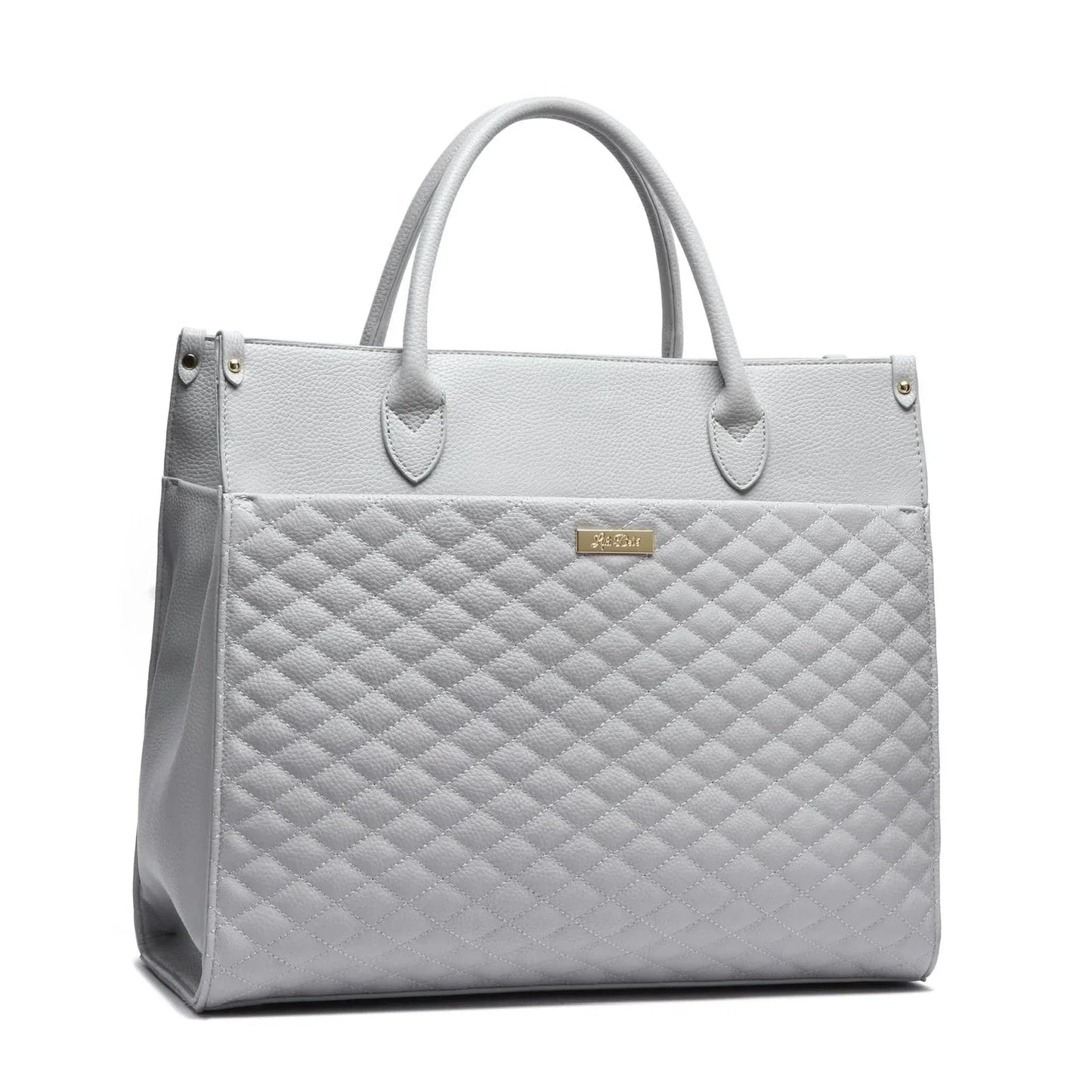 Luli Bebe Classic Tote Bag | Stone Grey
