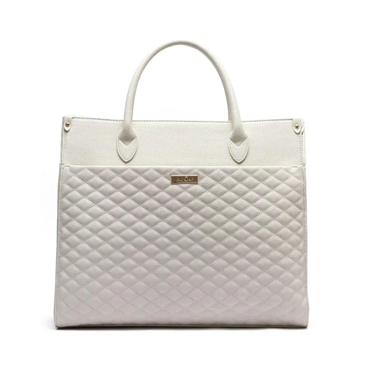 Luli Bebe Classic Tote Bag | Pearl White