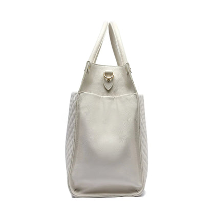 Luli Bebe Classic Tote Bag | Pearl White