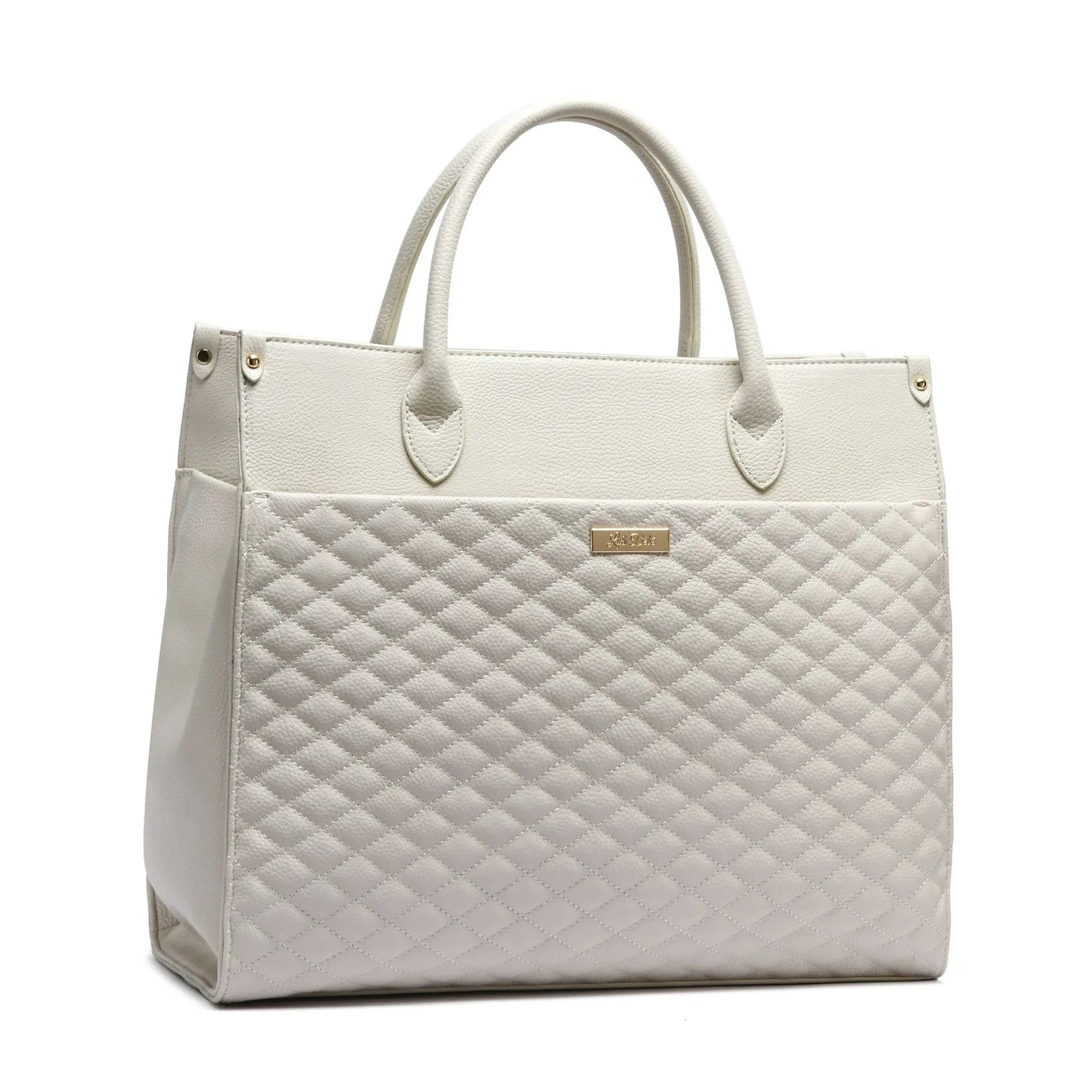 Luli Bebe Classic Tote Bag | Pearl White