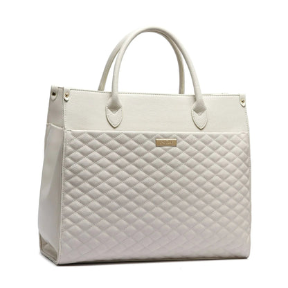 Luli Bebe Classic Tote Bag | Pearl White