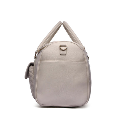 Luli Bebe Weekender Travel Bag | Pearl White