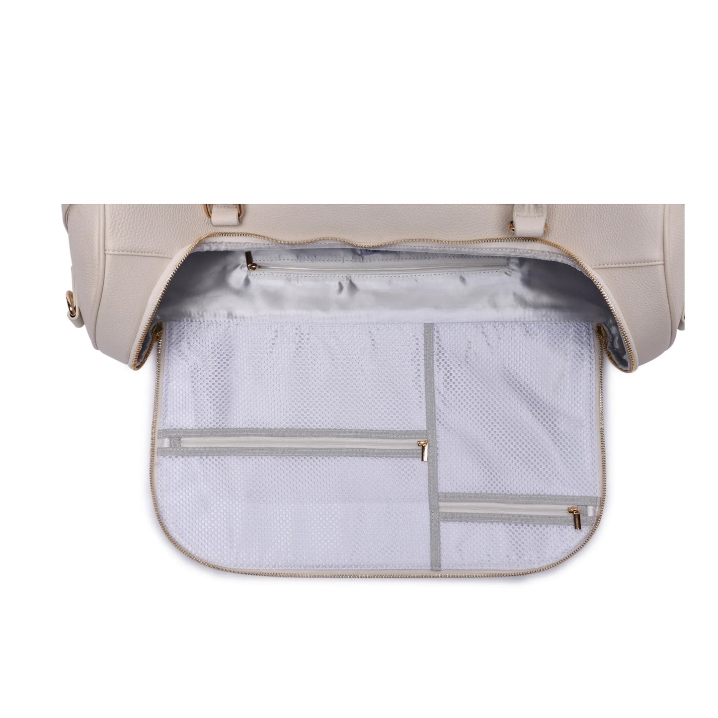 Luli Bebe Weekender Travel Bag | Pearl White
