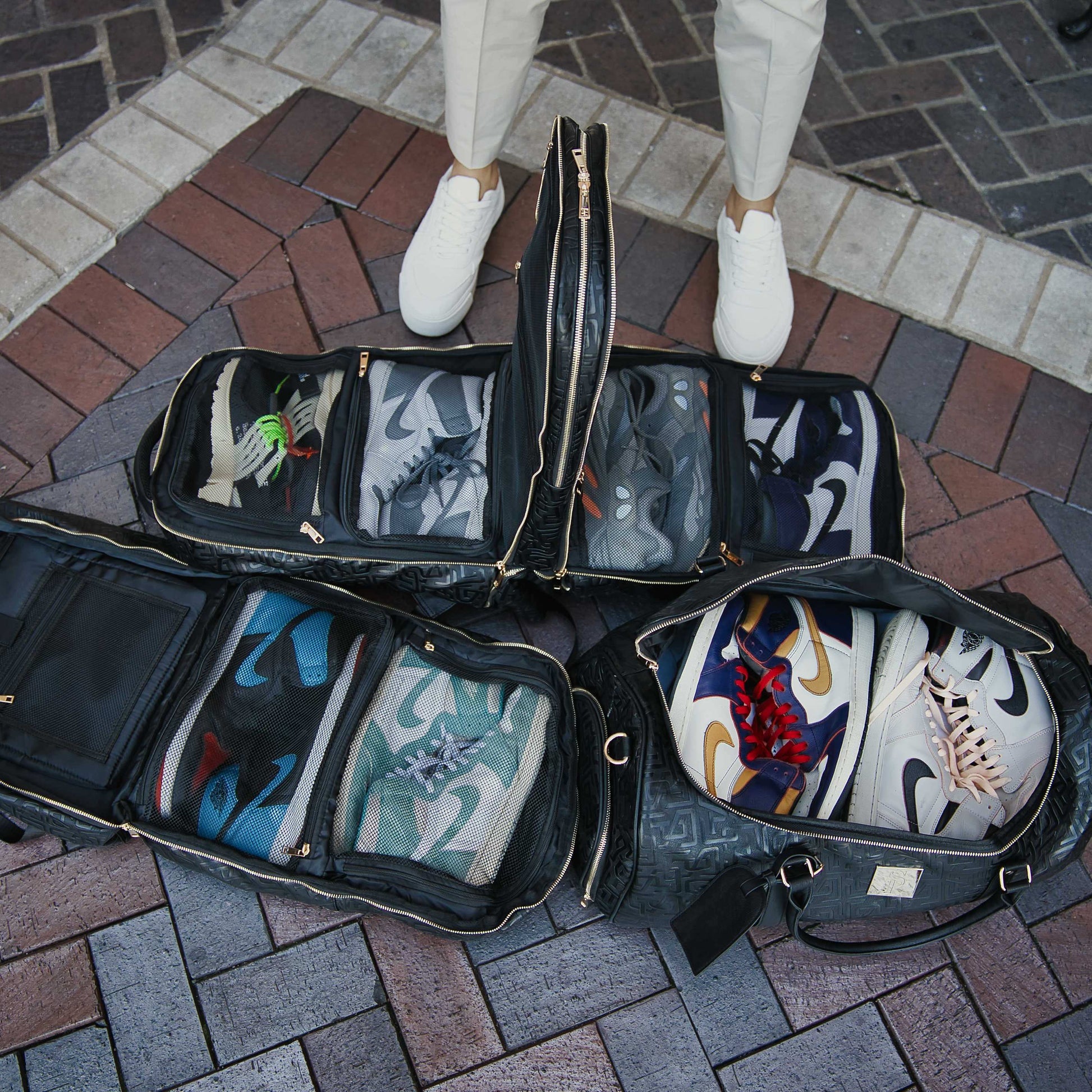 Sole Premise Monogram Leather 3 Bag Set