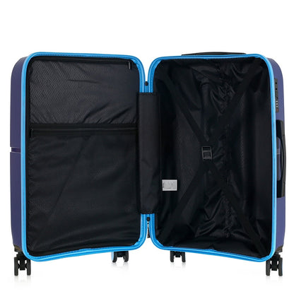 Mirage GALA 3-Piece Luggage Set – Polycarbonate Hardshell, Lightweight - Navy Sky Blue - Stiles Supply Co.