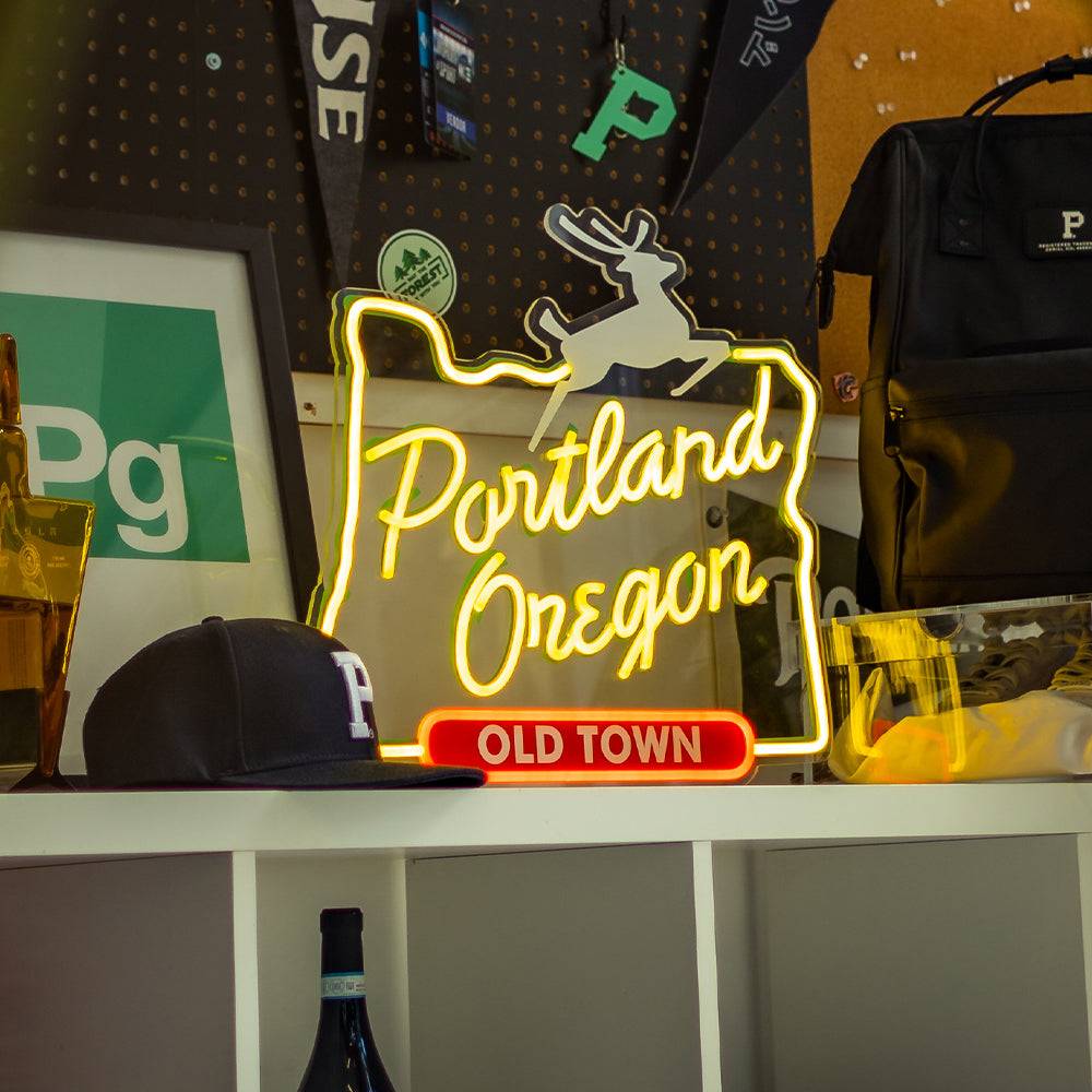 LED Portland Sign - Stiles Supply Co.