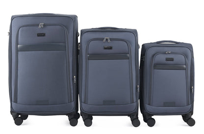 Mirage IZOD Noah Soft Shell 3 Piece Luggage Set - Stiles Supply Co.