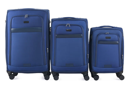 Mirage IZOD Noah Soft Shell 3 Piece Luggage Set - Stiles Supply Co.