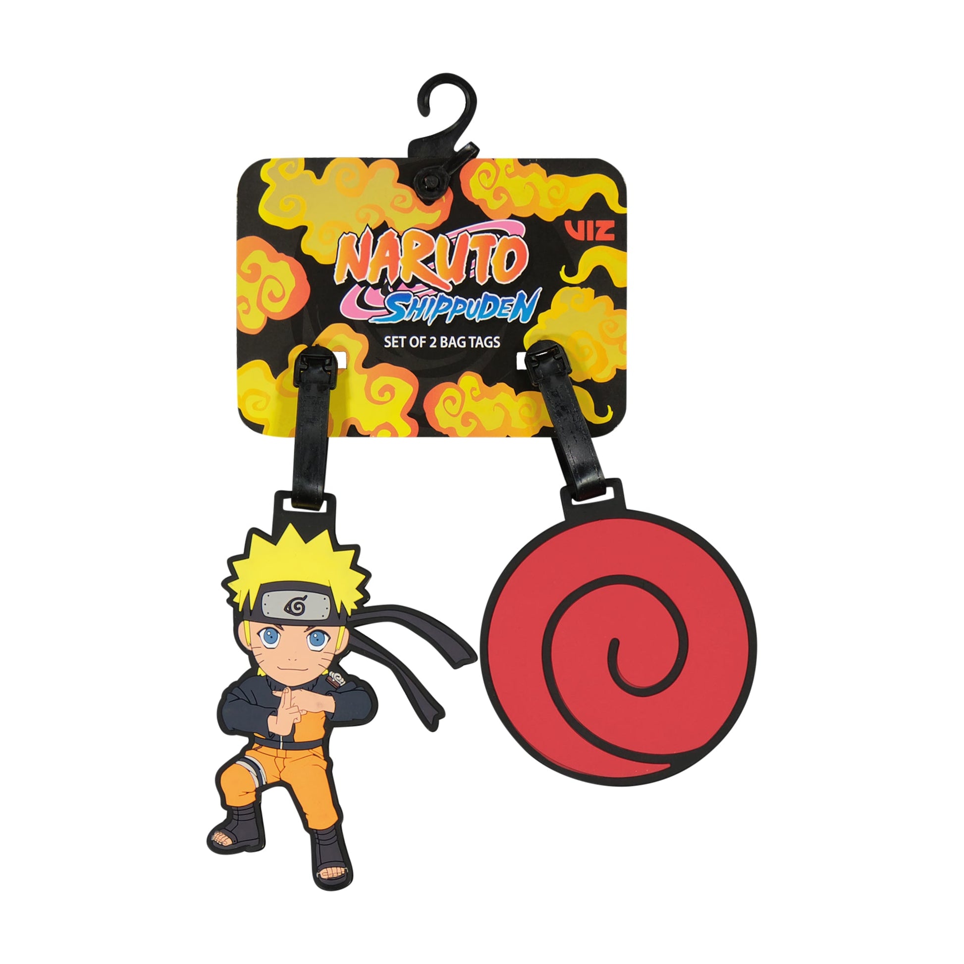 Naruto Uzumaki & Hidden Leaf Cloud Luggage Tag Set - Stiles Supply Co.