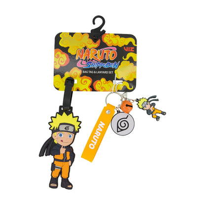 Naruto Shippuden Luggage Tag & Lanyard Set - Stiles Supply Co.