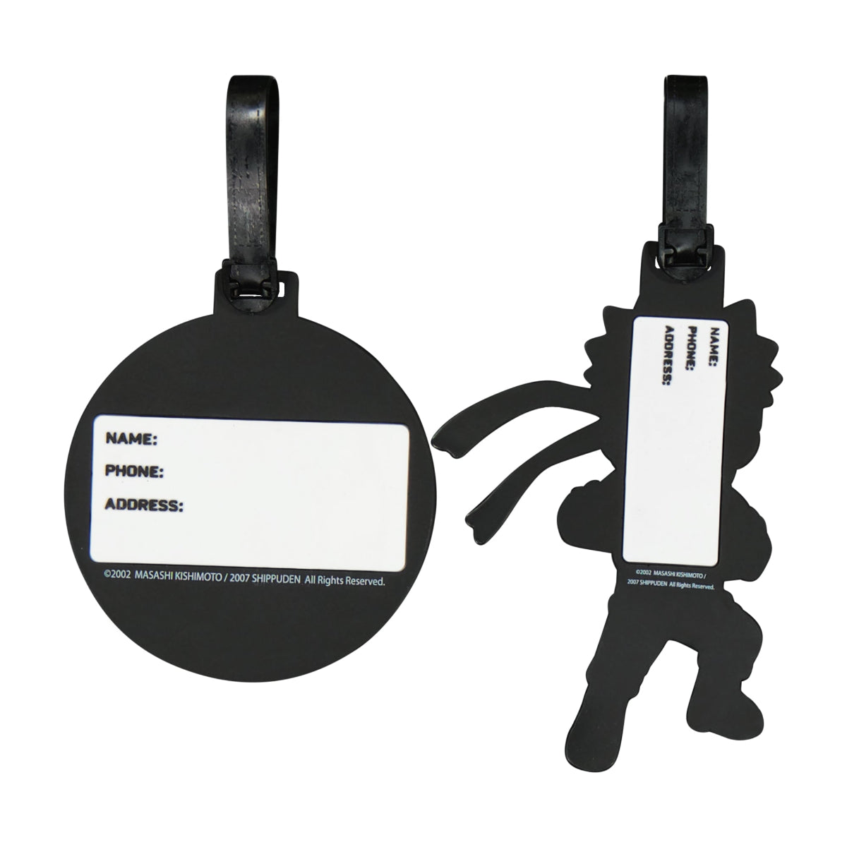 Naruto Uzumaki & Hidden Leaf Cloud Luggage Tag Set - Stiles Supply Co.