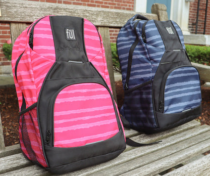 Hudson Laptop Backpack Blue - Stiles Supply Co.