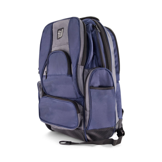 Big Easy Water Resistant 17" FŪL Backpack Navy Grey - Stiles Supply Co.