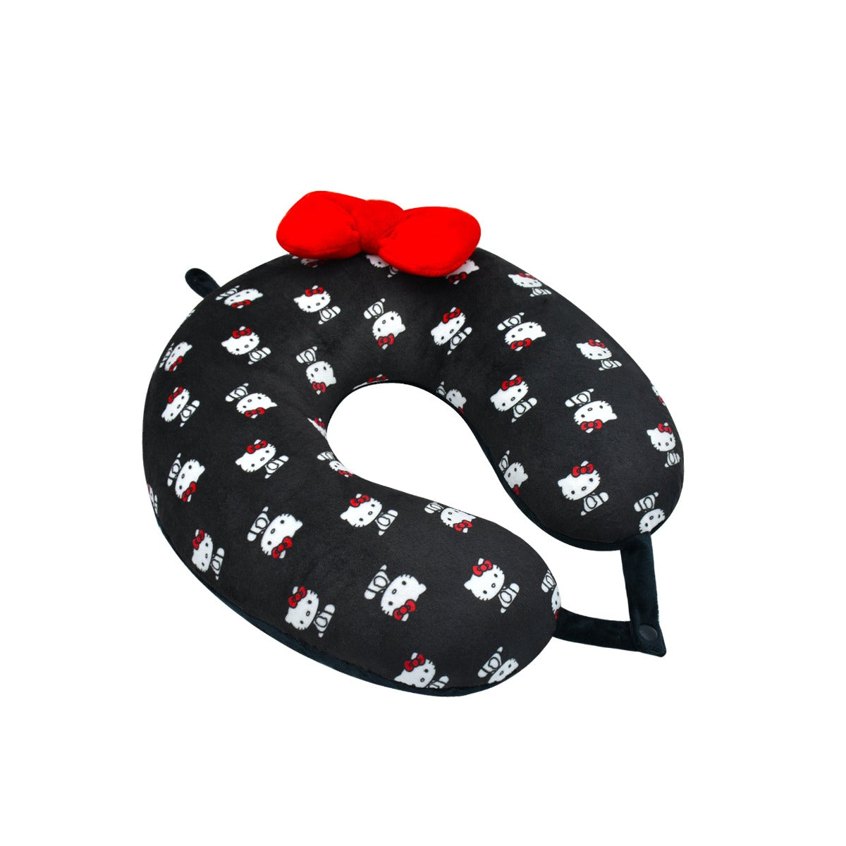 Hello Kitty Travel Neck Pillow Black & Red - Stiles Supply Co.