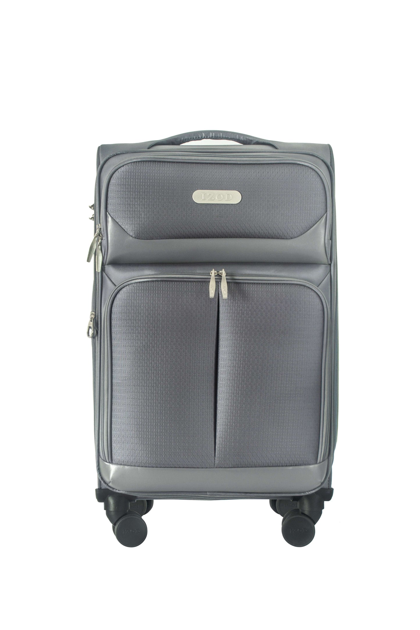 IZOD Ocean Soft Shell Lightweight Expandable 360 Dual Spinning Wheels Combo Lock 28", 24", 20" 3 Piece Luggage Set