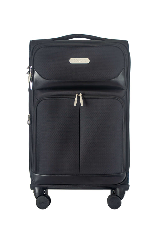 IZOD Ocean Soft Shell Lightweight Expandable 360 Dual Spinning Wheels Combo Lock 28", 24", 20" 3 Piece Luggage Set