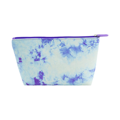 Disney Stitch Tie Dye Purple Wedge Cosmetic Bag - Stiles Supply Co.
