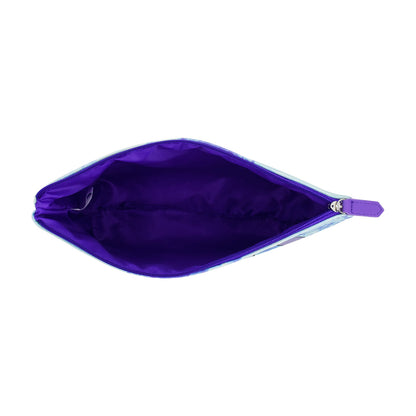 Disney Stitch Tie Dye Purple Wedge Cosmetic Bag - Stiles Supply Co.