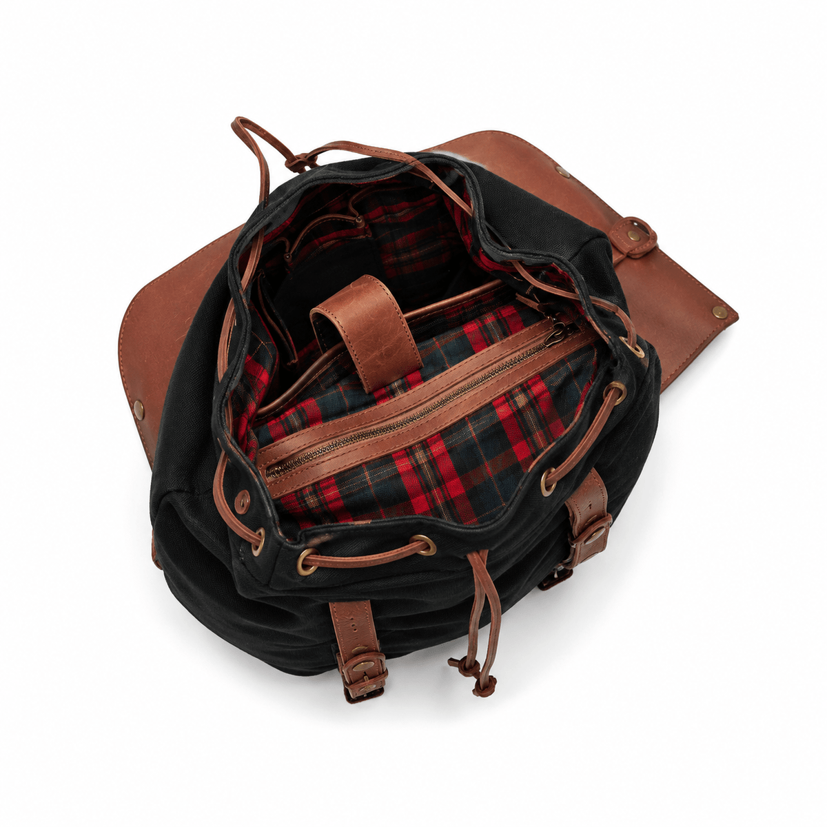 Will Leather Goods Lennon Canvas & Leather Backpack