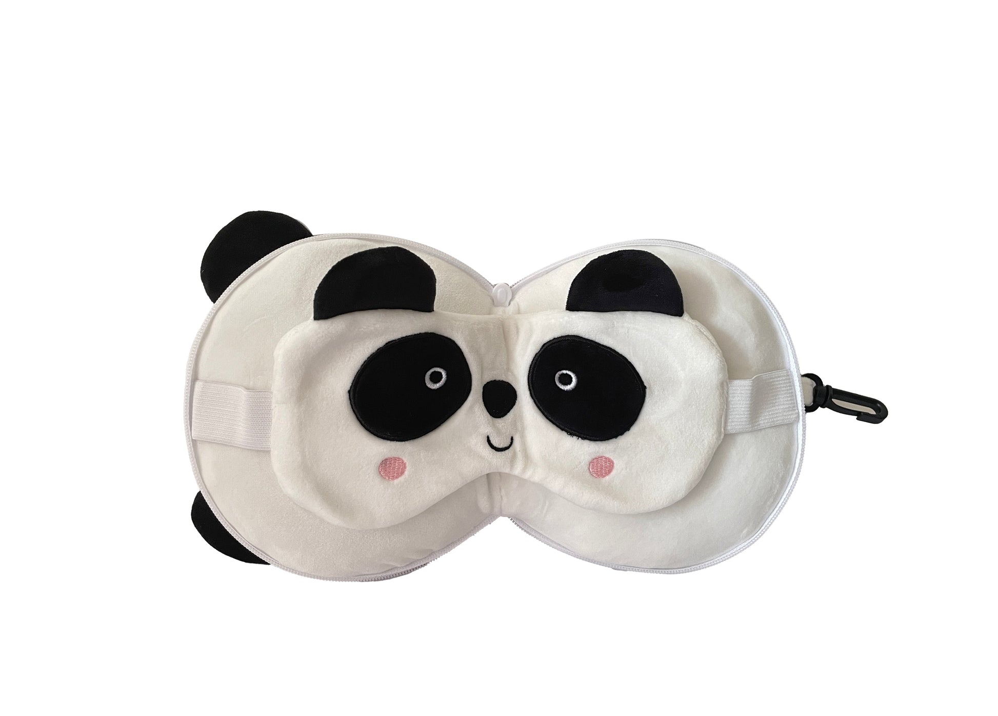 Mirage Kids 2-in-1 Travel Pillow and Eye Mask Animal Plush Soft Eye Mask Blindfold for Sleeping - Stiles Supply Co.