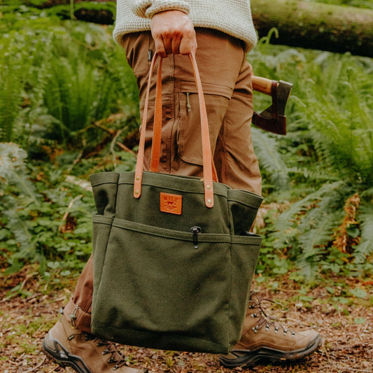 Will Leather Goods Waxed Canvas Work Tote