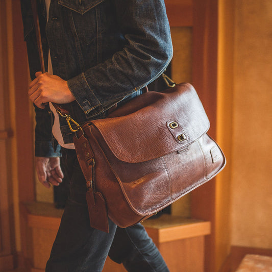 Will Leather Goods Kent Leather Messenger
