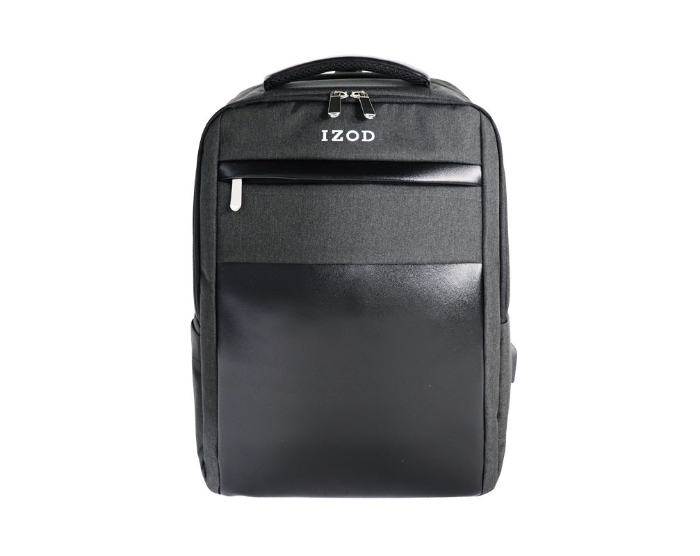 IZOD Penn Slim Durable Laptop Backpack USB Charging Port - Stiles Supply Co.