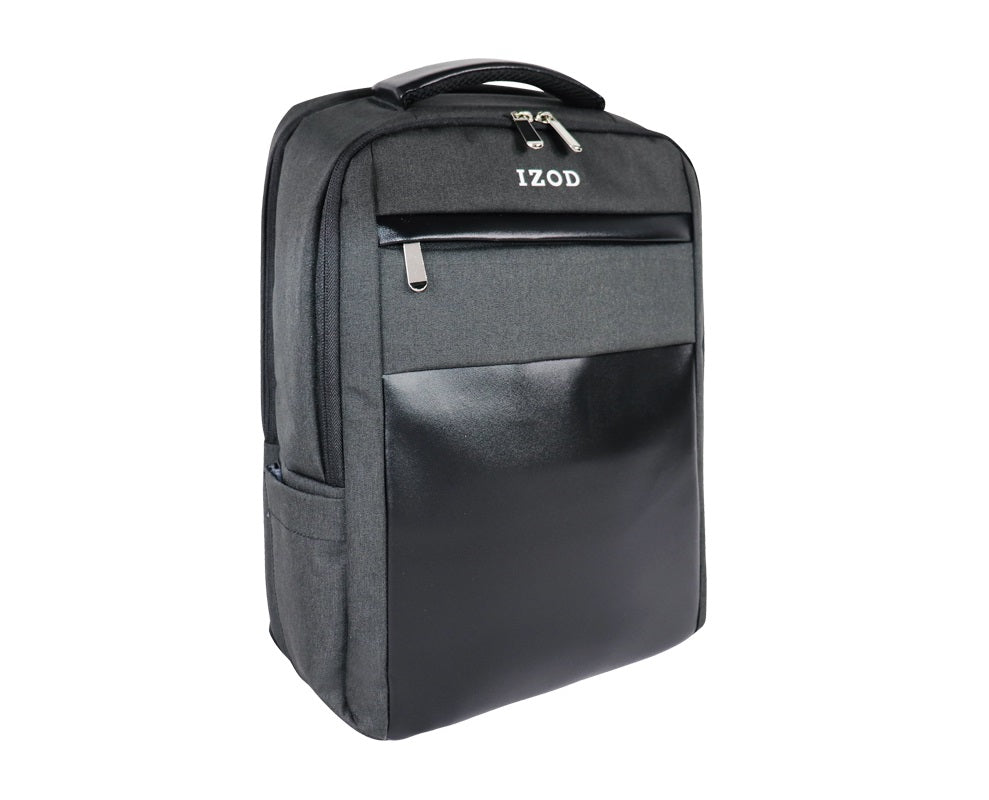 IZOD Penn Slim Durable Laptop Backpack USB Charging Port - Stiles Supply Co.