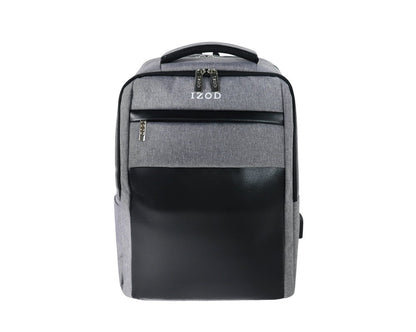 IZOD Penn Slim Durable Laptop Backpack USB Charging Port - Stiles Supply Co.