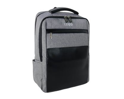 IZOD Penn Slim Durable Laptop Backpack USB Charging Port - Stiles Supply Co.