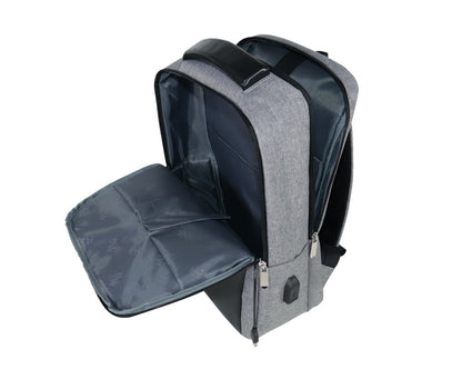 IZOD Penn Slim Durable Laptop Backpack USB Charging Port - Stiles Supply Co.