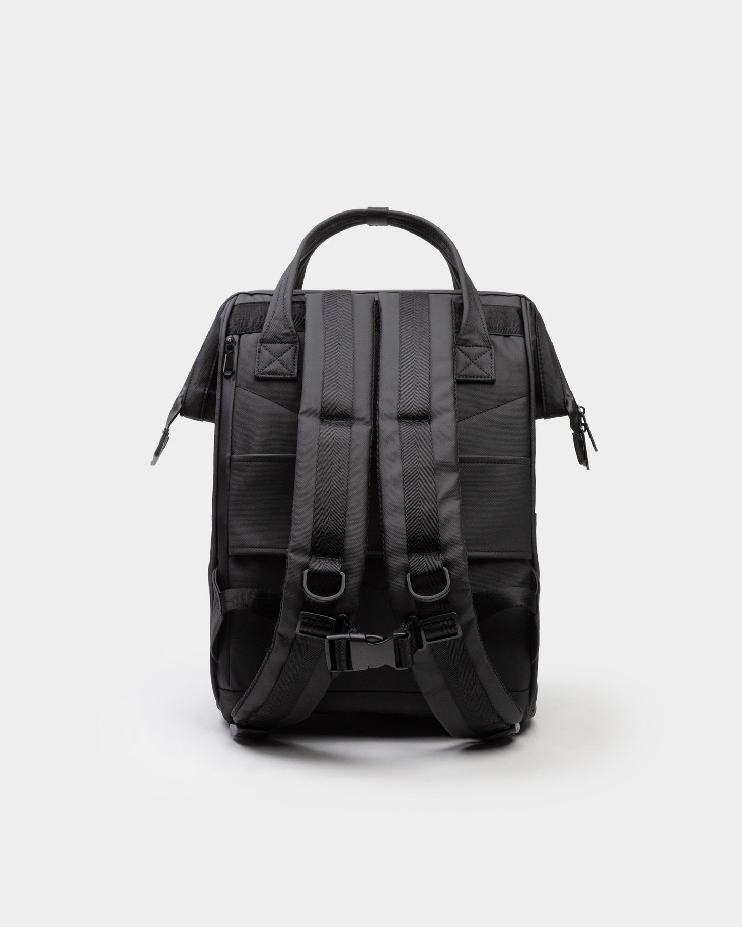 Portland Gear Cascade Weatherproof Backpack 21L back view in Black