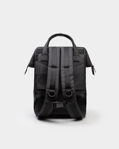Portland Gear Cascade Weatherproof Backpack 21L back view in Black