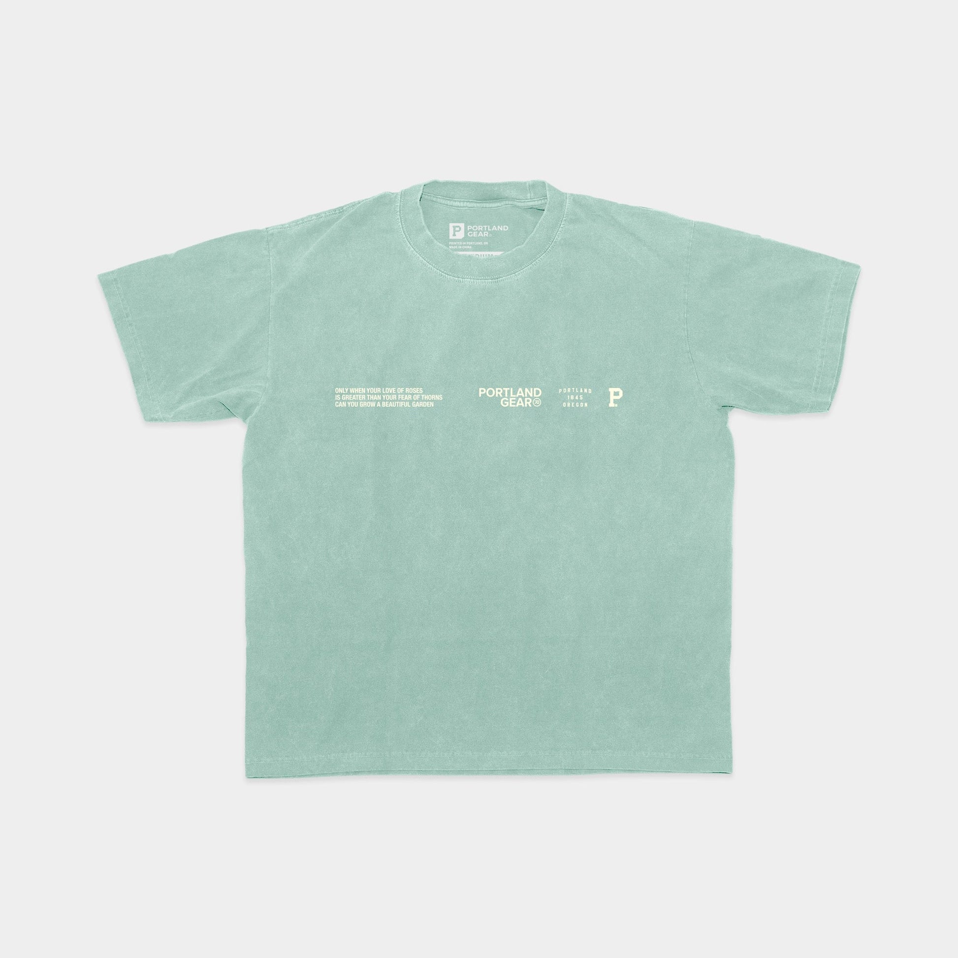 All-American Slogan Tee - Pacific Green - Stiles Supply Co.