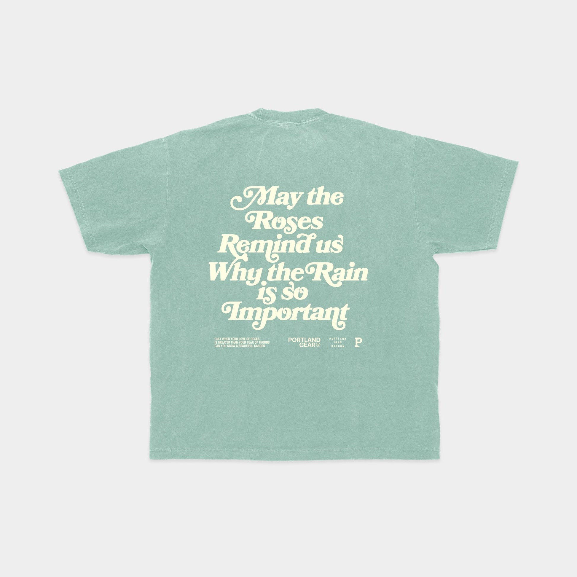 All-American Slogan Tee - Pacific Green - Stiles Supply Co.