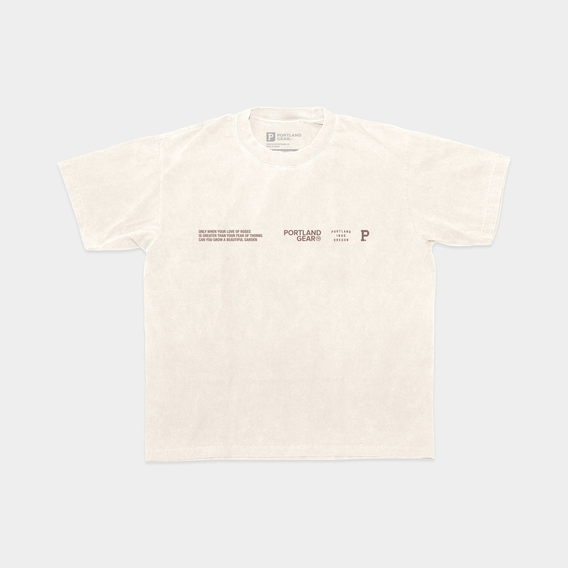All-American Slogan Tee - Cream - Stiles Supply Co.