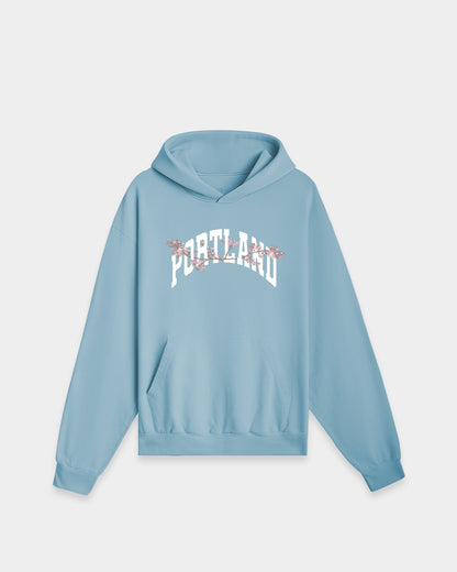 Sueded "CB" Arch Hoodie