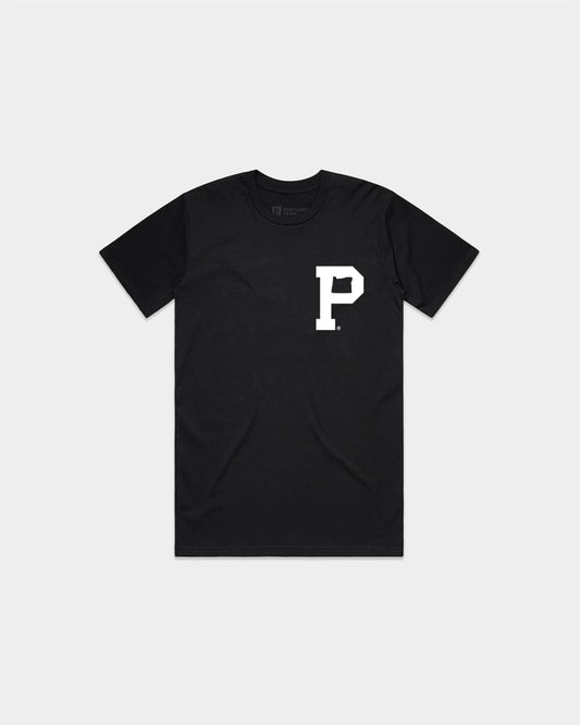 Soft-Blend Rose City "P" Tee - Black