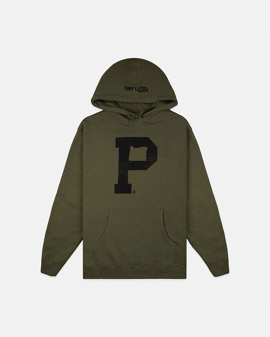 Portland Gear Soft-Blend "P" Hoodie - Olive