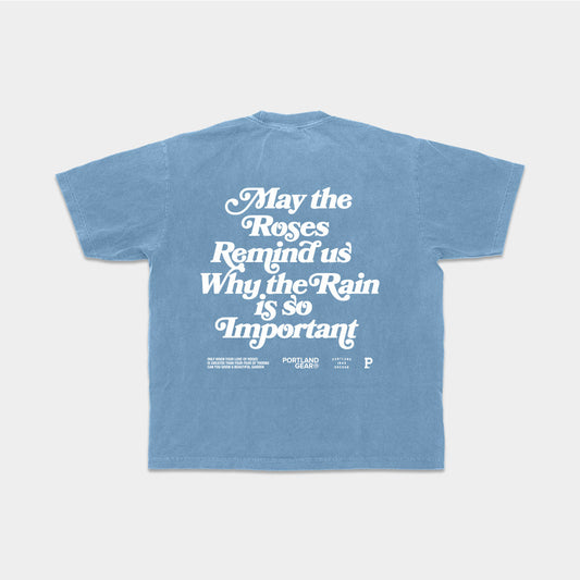 All-American Slogan Tee - Sky - Stiles Supply Co.