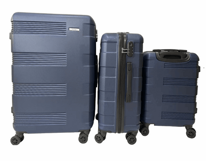 Mirage Polli Hard Shell Lightweight 3 Piece Luggage Set - Stiles Supply Co.