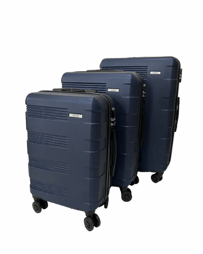 Mirage Polli Hard Shell Lightweight 3 Piece Luggage Set - Stiles Supply Co.